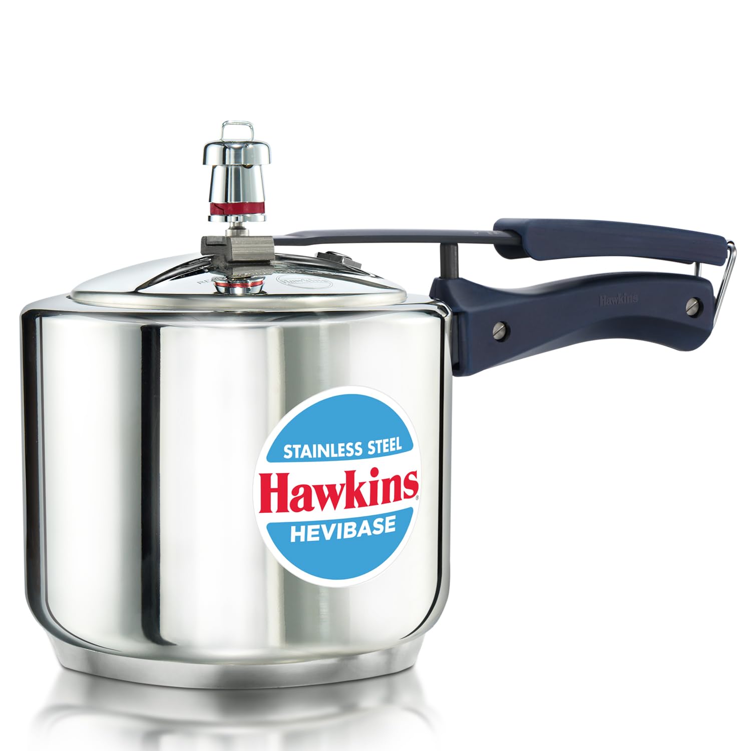 Hawkins Stainless Steel Hevibase Pressure Cooker 3 Litre (Impact Bonded Base)