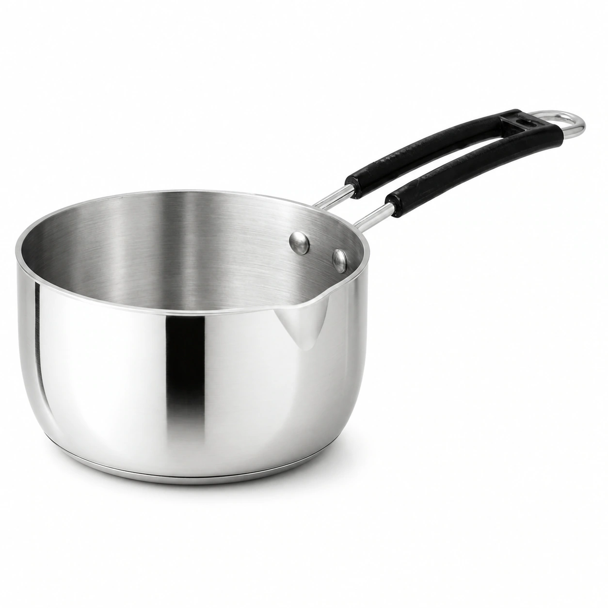 Madhu Mirror Polish Saucepan Spout 18 cm IB