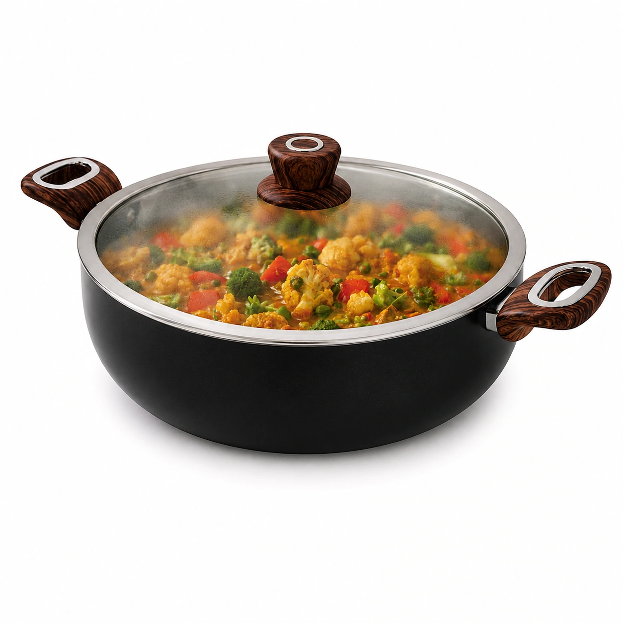 Macware Man & Wood Kadhai 24 cm