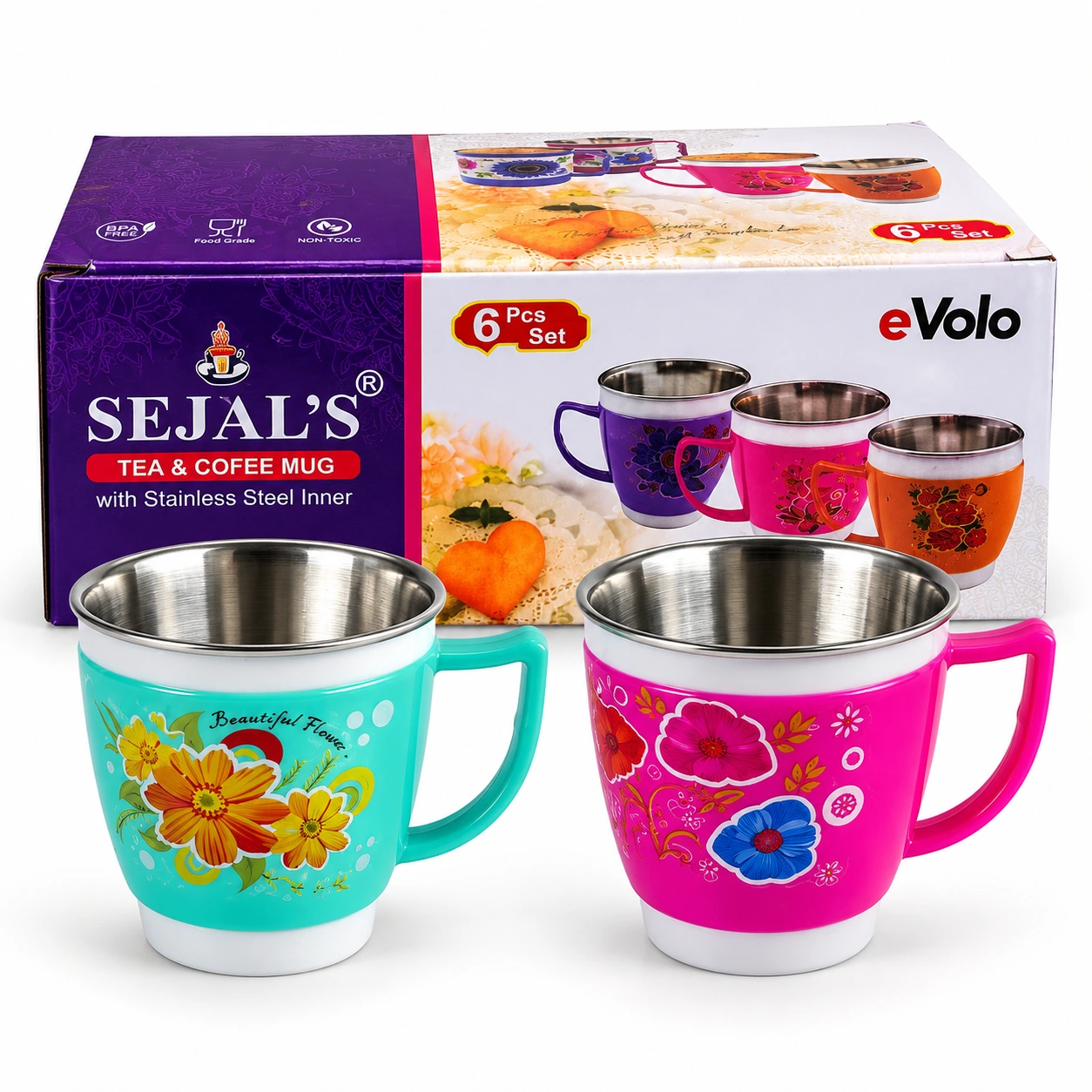 Sejal eVolo Mug (6-Piece Set)