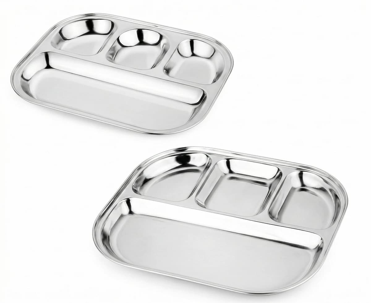 Natraj 4 in 1 Oval Deluxe Plate 250x250mm
