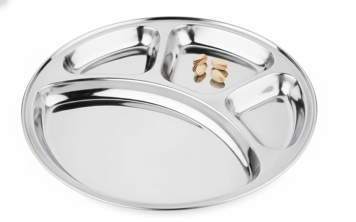 Natraj Round Deluxe 4 in 1 Plate 290mm (Small)