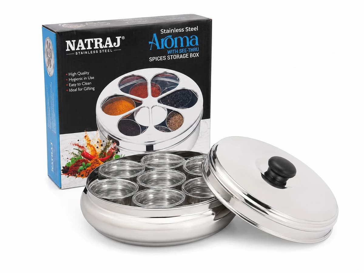 Natraj Punjabi Tadka / Spice Masala Dabba Plain Big